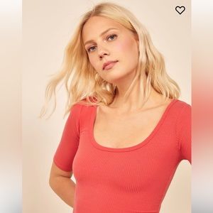 Reformation Jeans Delia Top *BRAND NEW WITH TAGS* Size Large